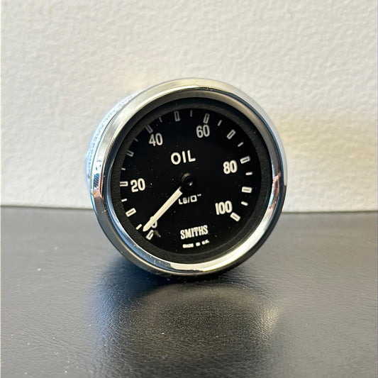 Oil Pressure Gauge Mechanical 0-100 psi [SMITHS] [PG1310-02C]