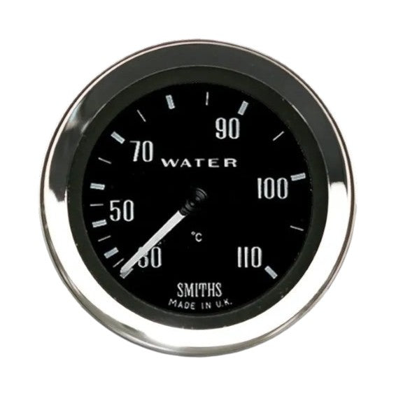 Classic Dual Gauge 0-100psi 30-110�� BLK/HALF V Chrom[GD1310-00C