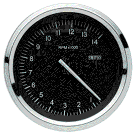 Tachometer 100M 000R  [SMITHS] [RET5-1A32-04]