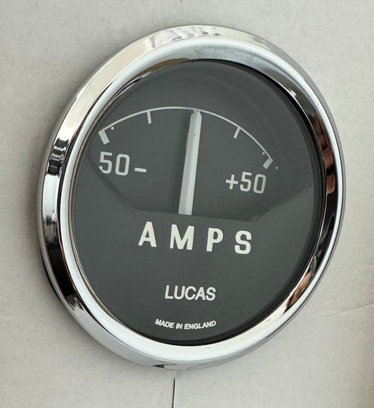 Ammeter Lucas Breand 50-0-50 AMPS [SMITH] [AM1640-07C]
