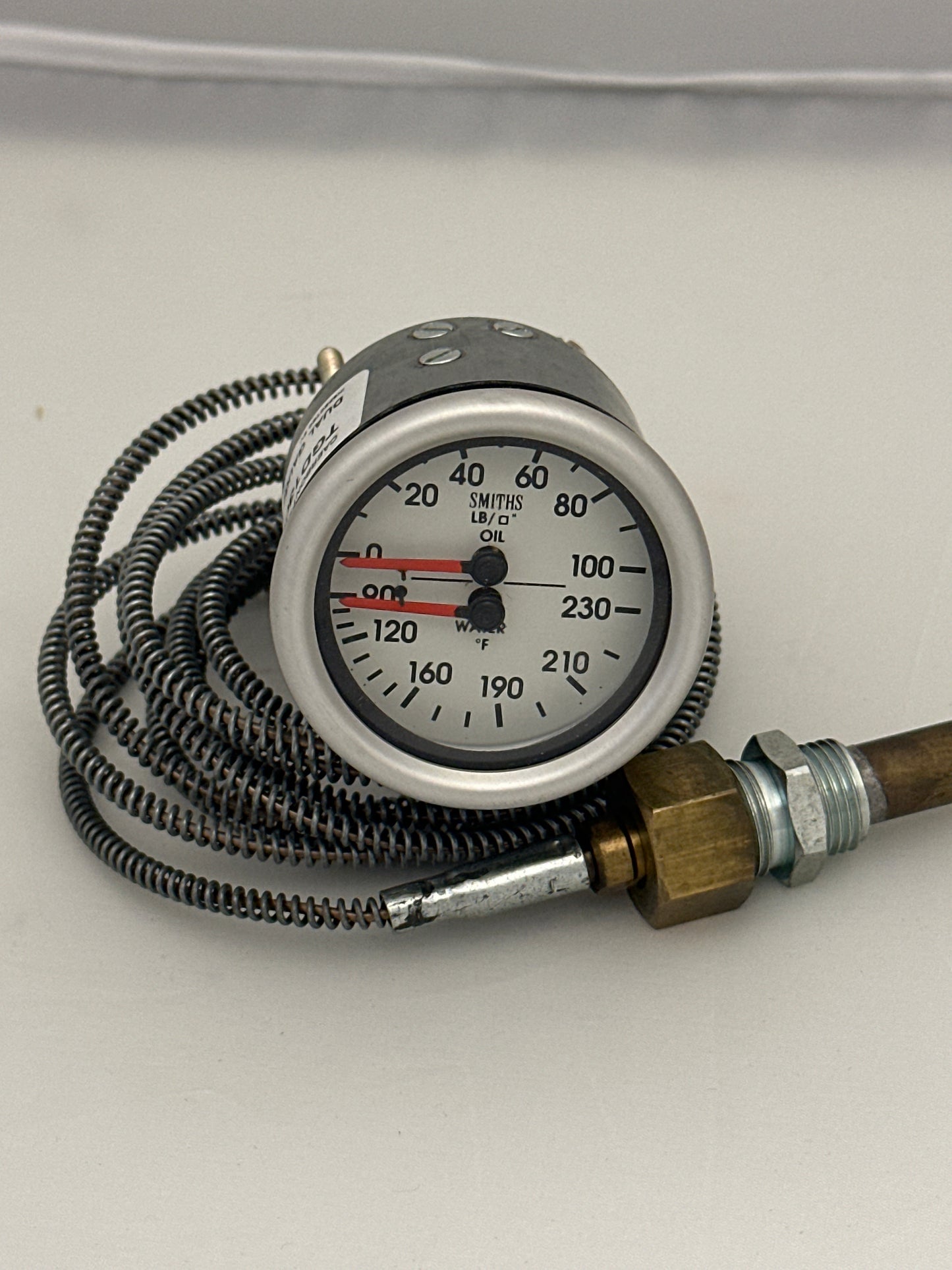 Dual Gauge oil/water 100 psi 90- 230F 2mtr  [SMITHS] [TGD1301-64078]
