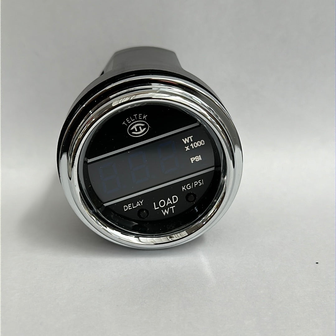 Load Weight Gauge kilograms blue Chrome  [TELTEK] [TT211]
