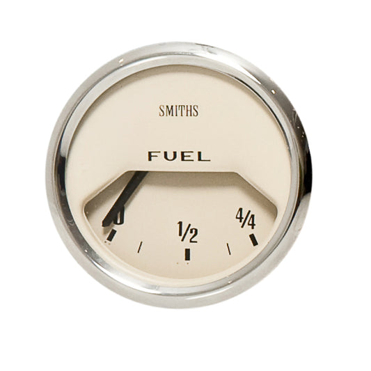 Fuel Elec Gauge 0-4/4 Magnolia/Chrome[ SMITH][BF2242-02C]