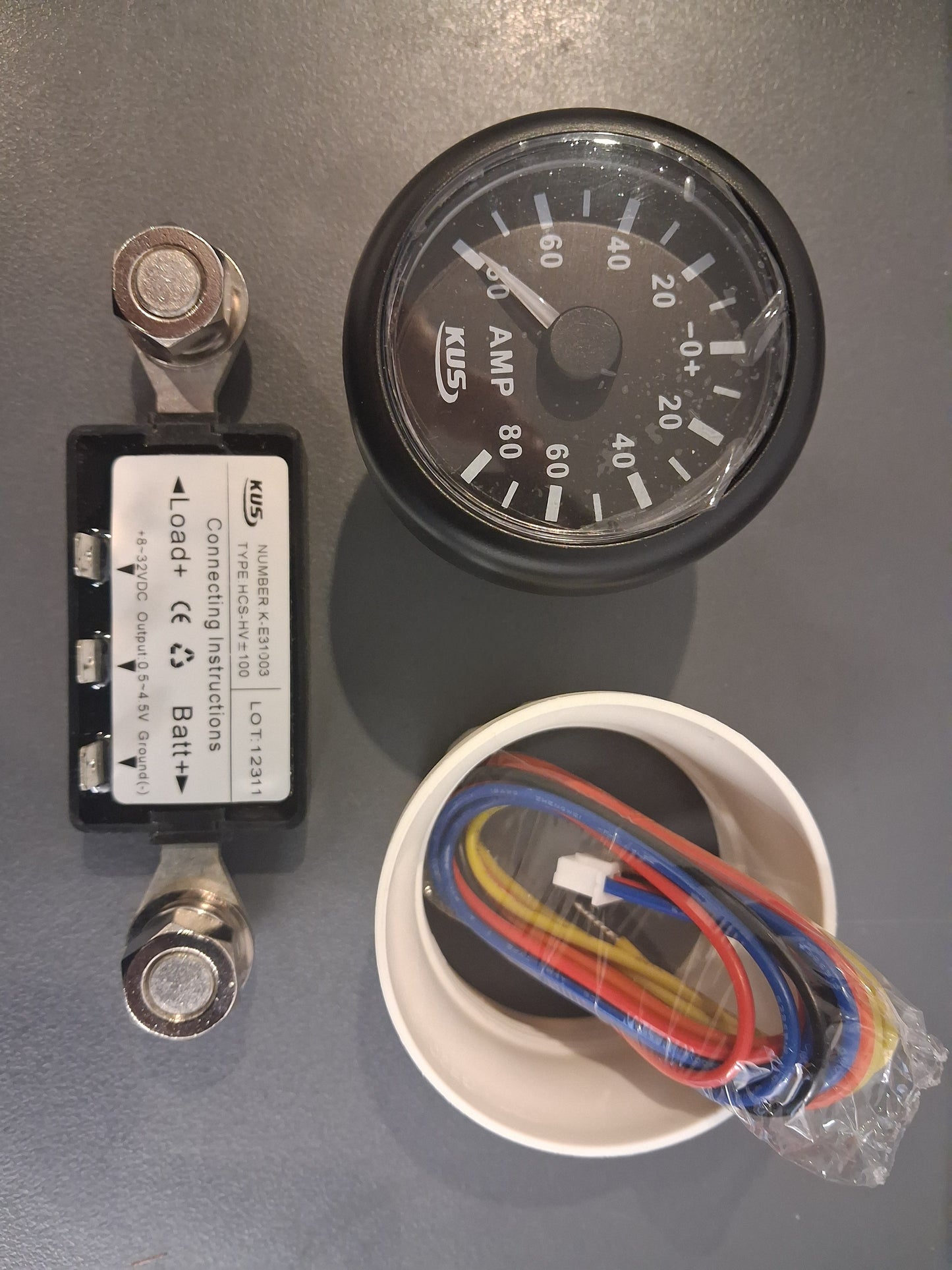Ammeter ±80 [KUS KY MARINE] [CMAR-BB-80]