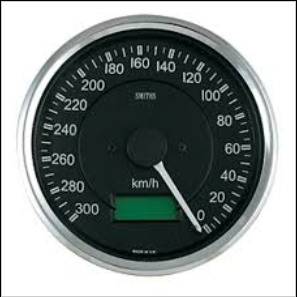 Speedometer Electrical prog 0-300K Anticlock [SMITHS] [SN5346-03CB]
