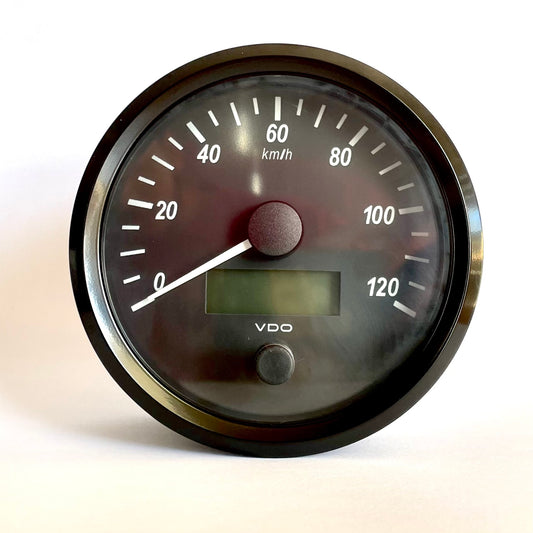 Speedometer 100mm 0-200km/h 121/24V  [VDO SINGLE VIU] [A2C3832840030]