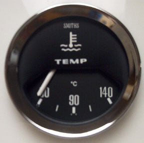 Electric Temperature Gauge 50-140C Black/chrome [SMITHS CLASSIC] [BT2240-00C]
