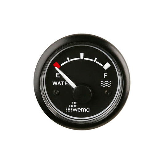 Water Level 0-190ohm Black Bezel [WEMA] [IPWR-BB-0-190]