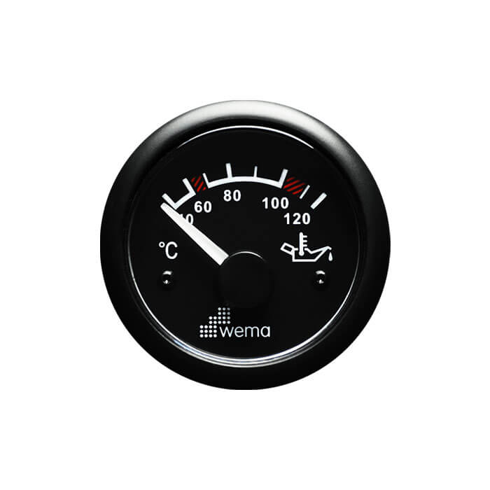 Oil Temperature Gauge 12V 40-120°C [WEMA] [IPYR-BB-40-120]