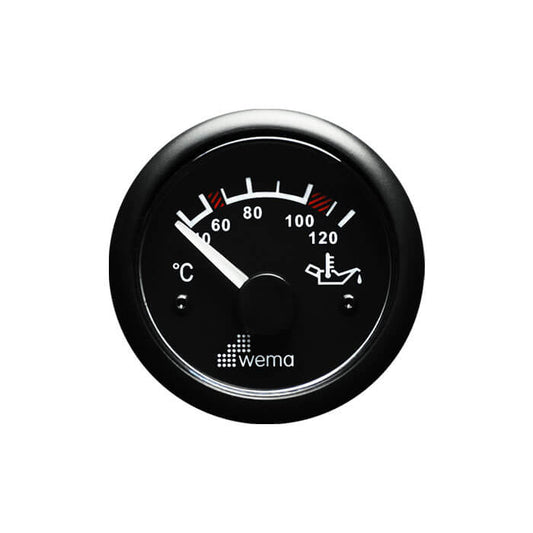 Oil Temperature Gauge 12V 40-120°C [WEMA] [IPYR-BB-40-120]