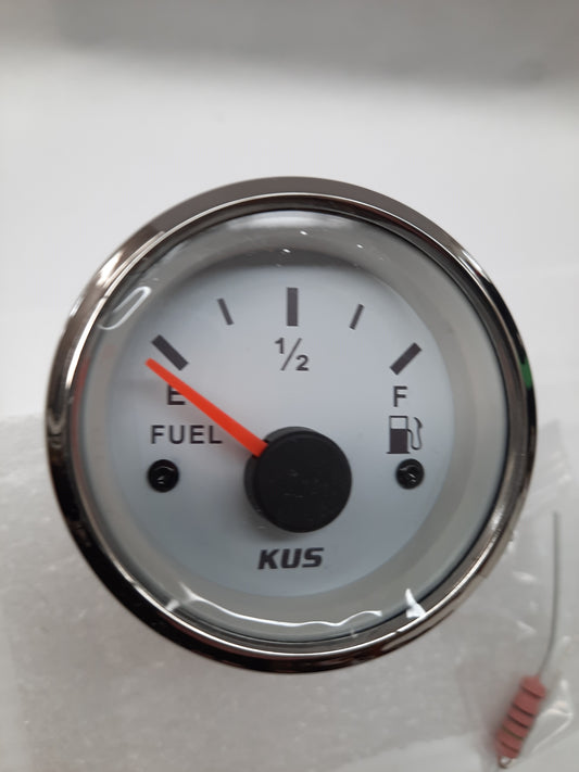 Fuel Level Gauge White  [KUS KK AUTOMOTIVE] [KPFR-WS-0-190]