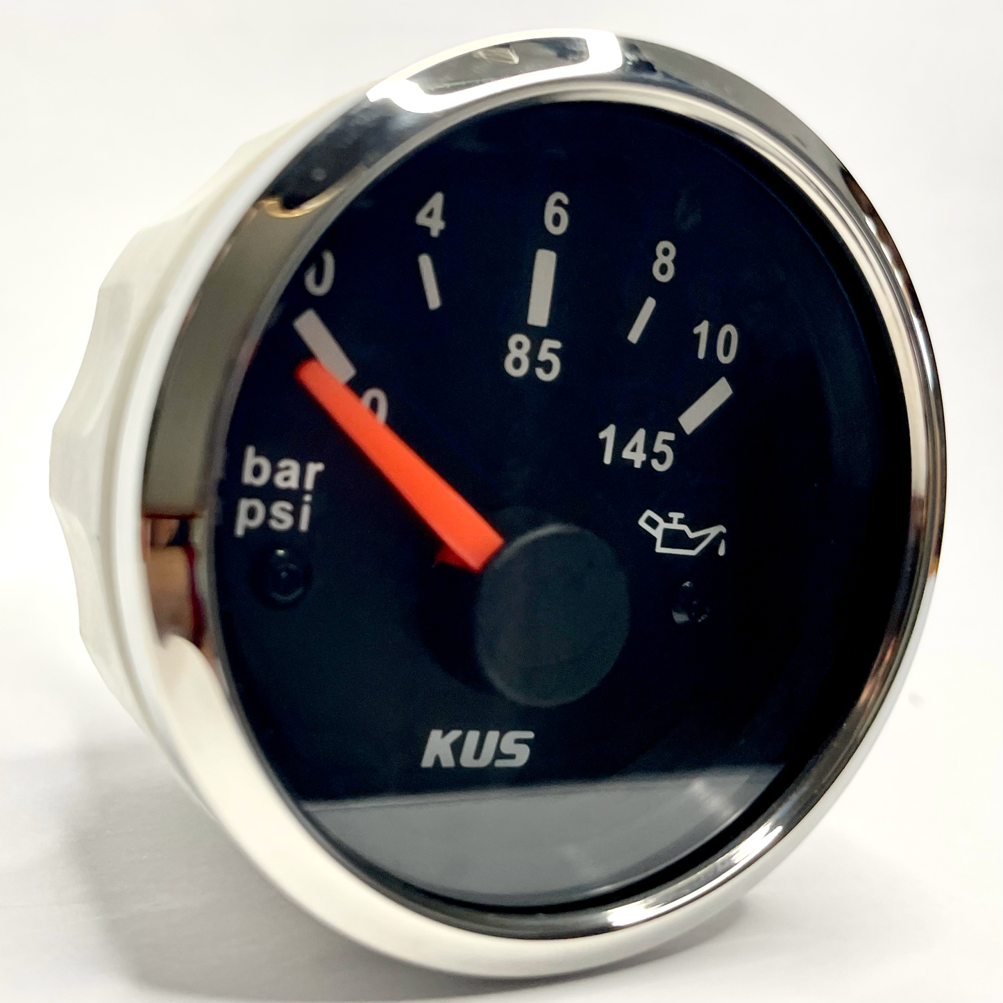 Oil Pressure Gauge 10bar Black  [KUS KK AUTOMOTIVE] [KPPR-BS-0-10]