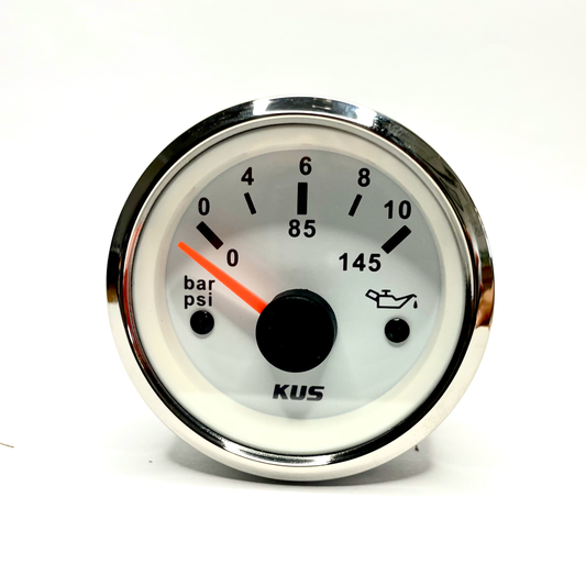 Oil Pressure Gauge 10bar  [KUS KK AUTOMOTIVE] [KPPR-WS-0-10]