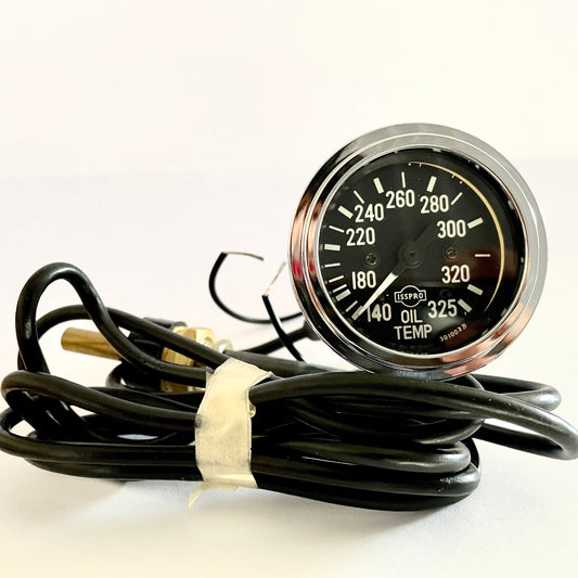 Mechanical Oil Temperature Gauge 140-325F 6" CHR  [ISSPRO] [R8735]