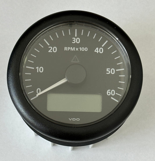 View Line Black Tachometer 85mm 4000 RPM [VDO] [A2C59512391]