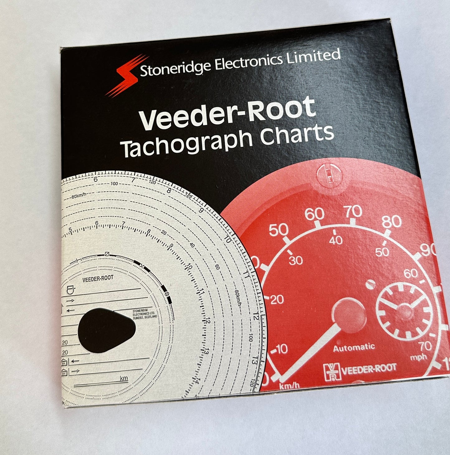 Veeder-root Chart  125KM/H - Universal TACHOGRAPH (BOX 100)[7998-176][7950-994]