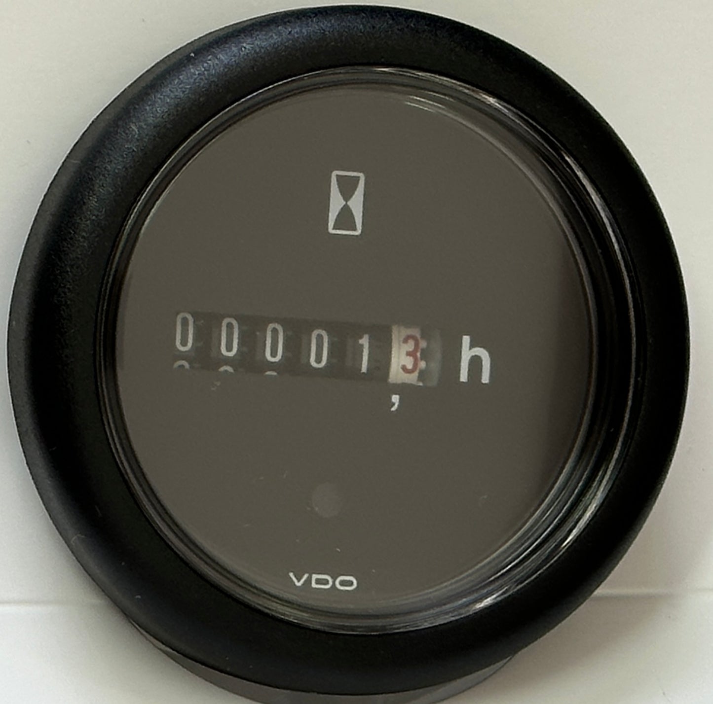 Black Hourmeter 12/24V [VDO VIEWLINE] [A2C59512453]