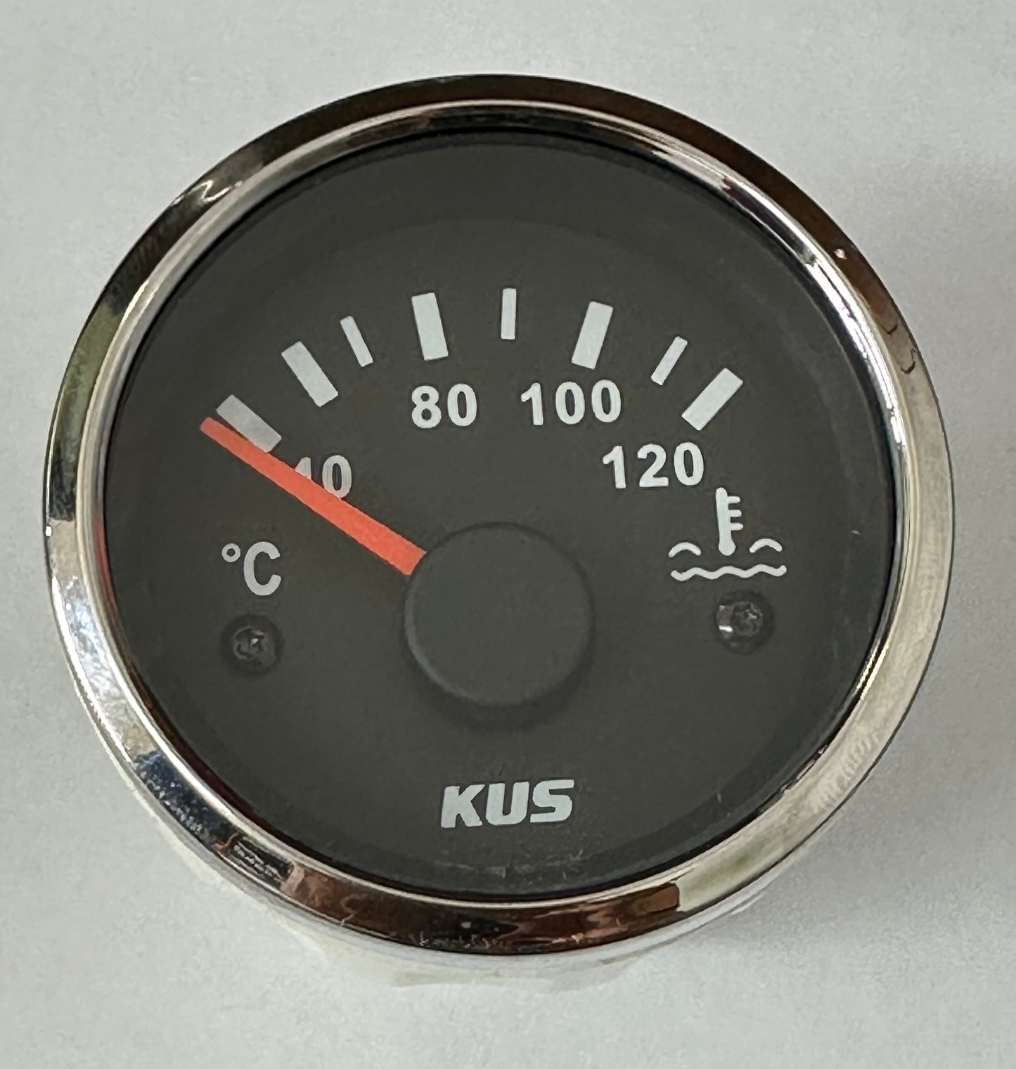 Water Temperature Gauge Black  [KUS KK AUTOMOTIVE] [KPTR-BS-40-120]