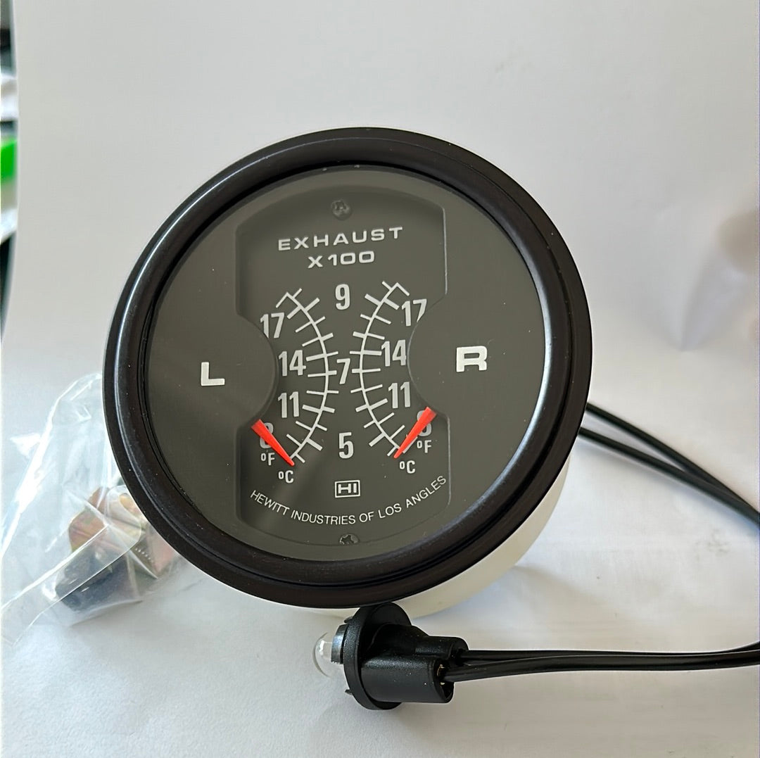 PYROMETER 3" DUAL 800-1800F/C B/W [010-505-1R-1]